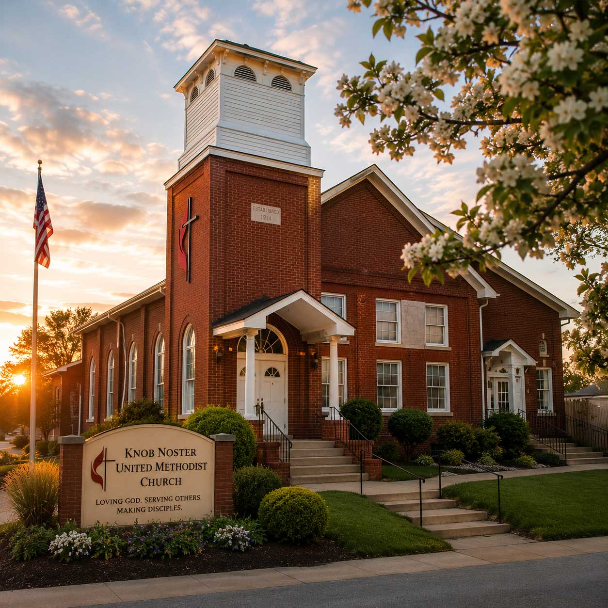 Knob Noster United Methodist Church exterior