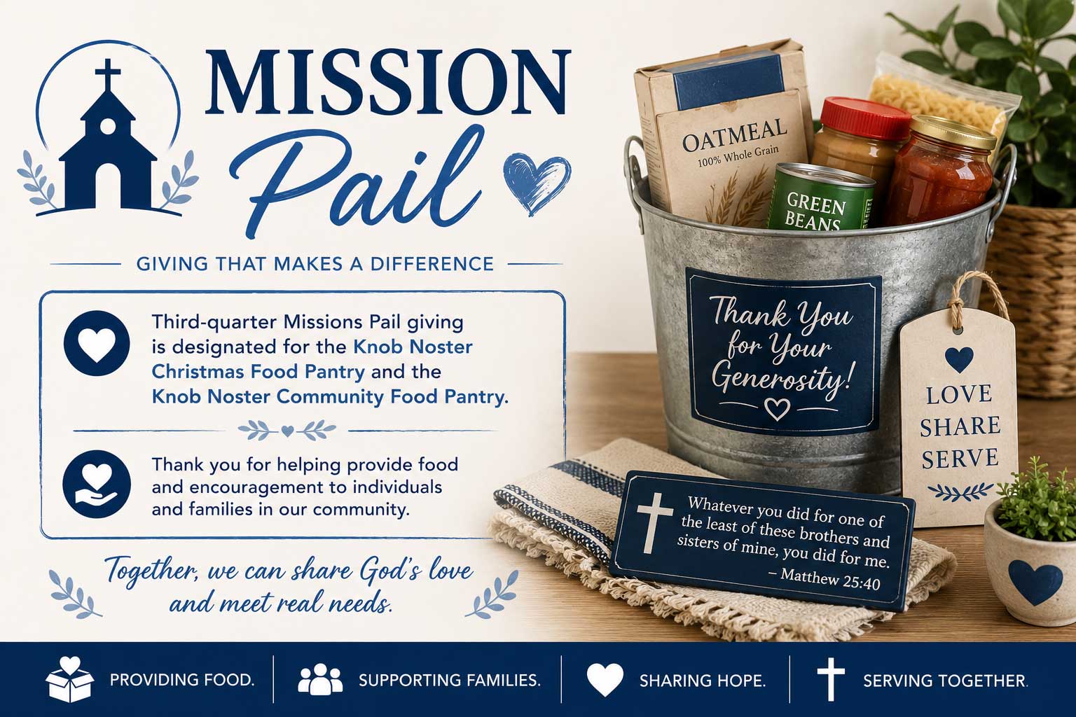 Missions Pail