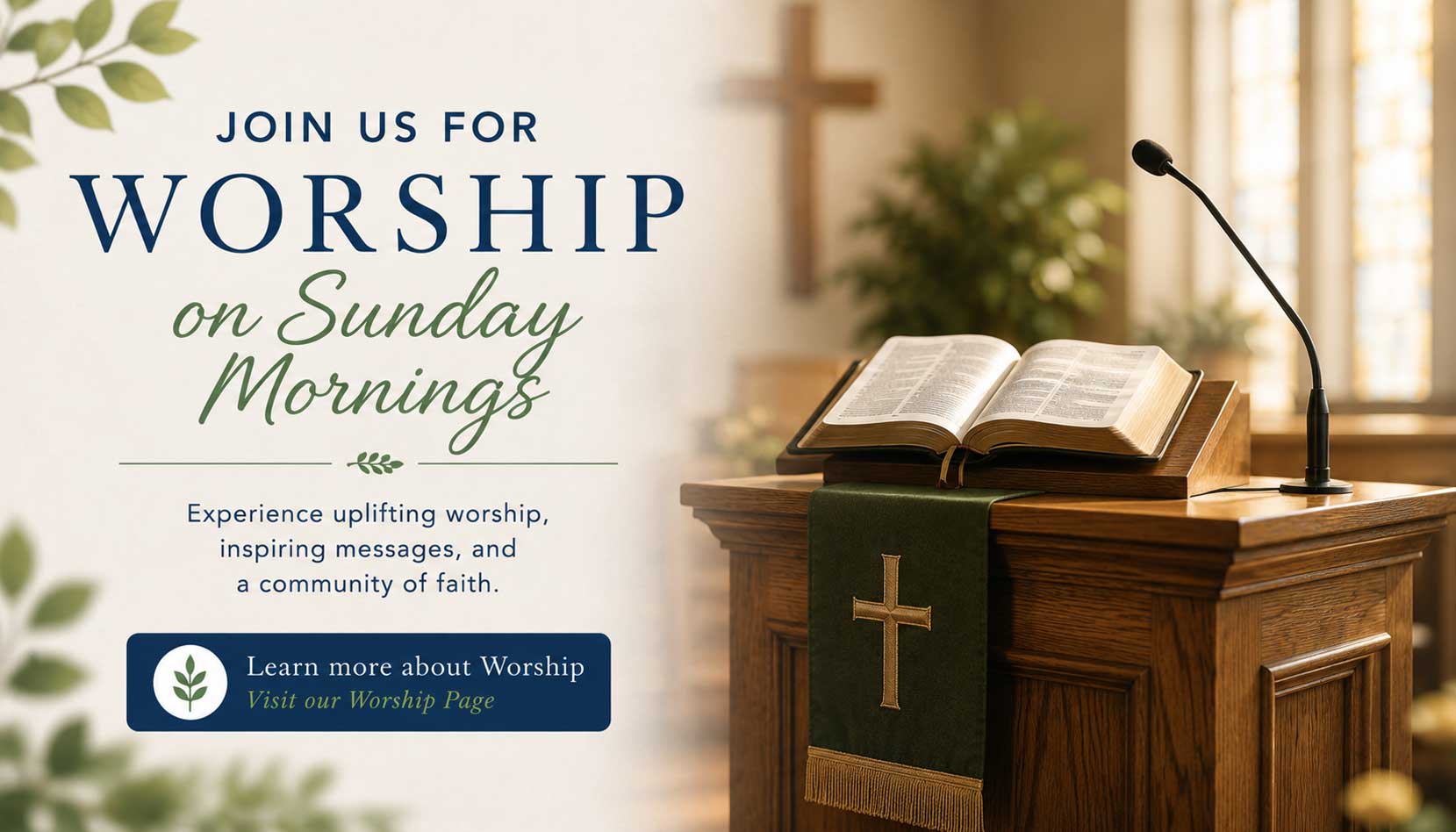 Worship at Knob Noster United Methodist Church